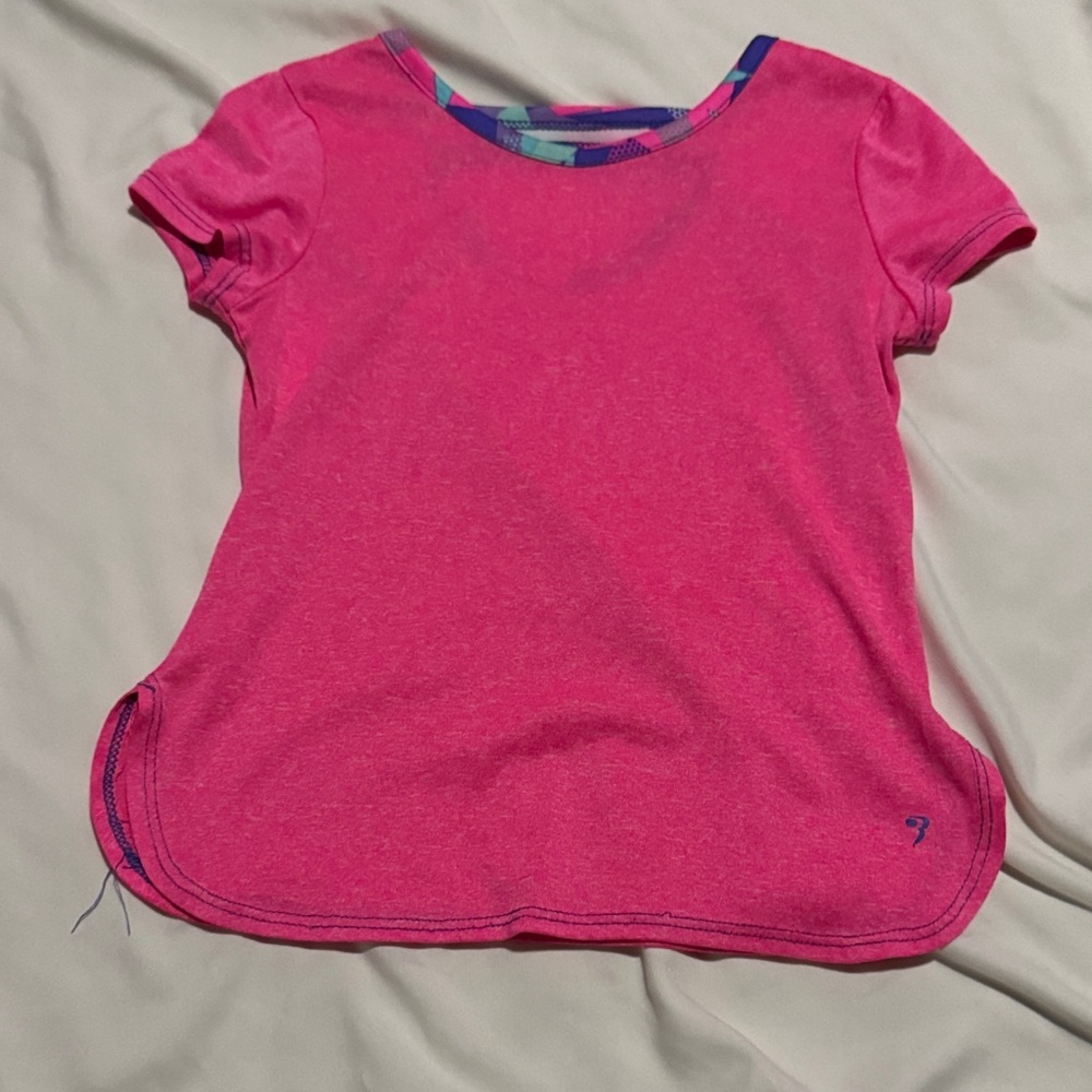 Skechers Vibrant Pink Kids Tee